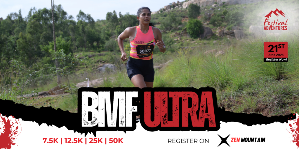 Website event Banner for bmf ultra 2026 zen mountain