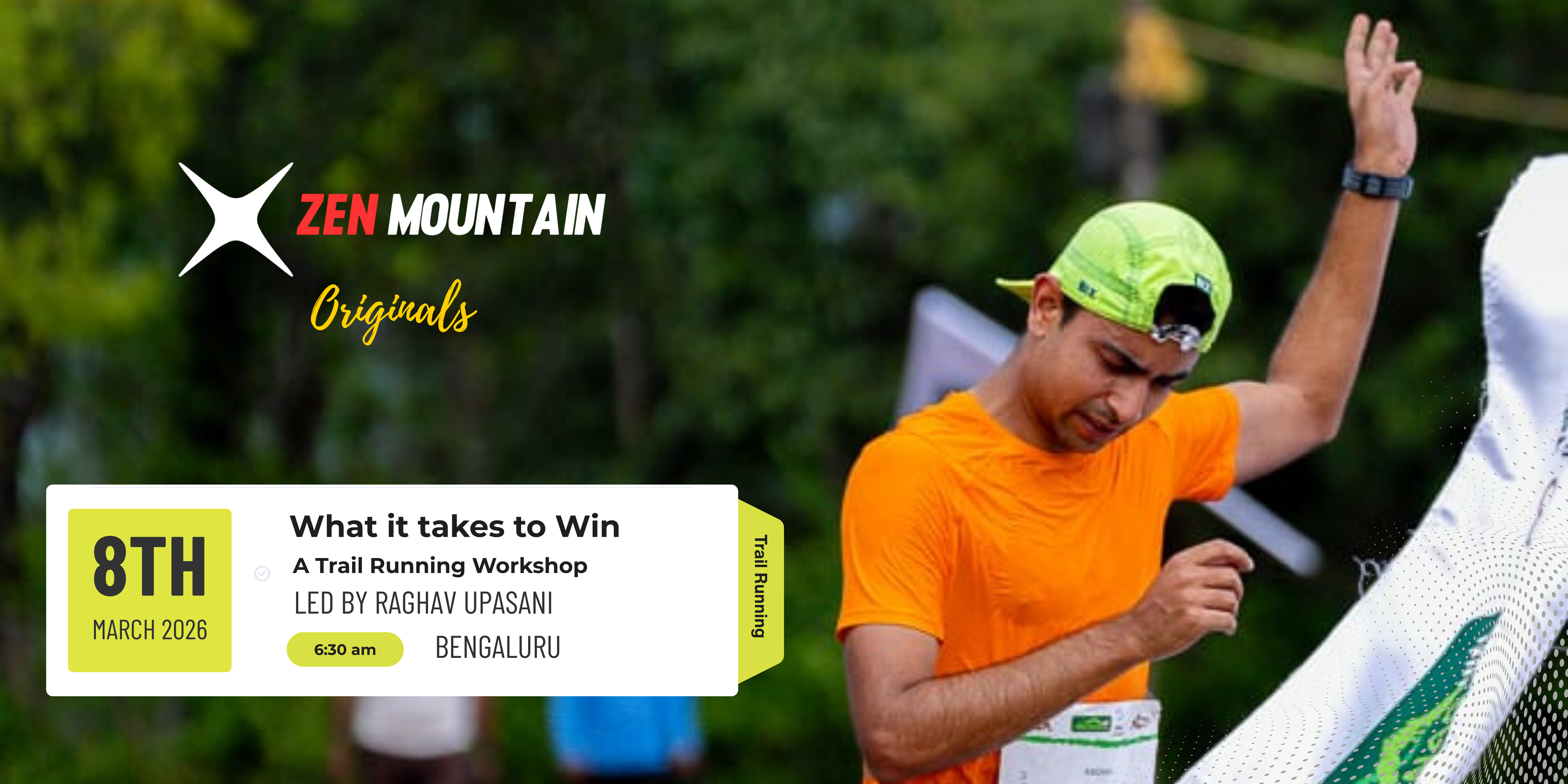 train running workshop with raghav zen mountain website banenr