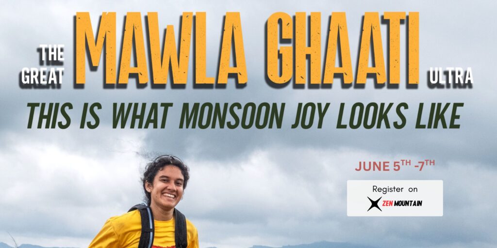 Register for jumping gorilla mawla ghaati ultra, register on zen mountain website banner