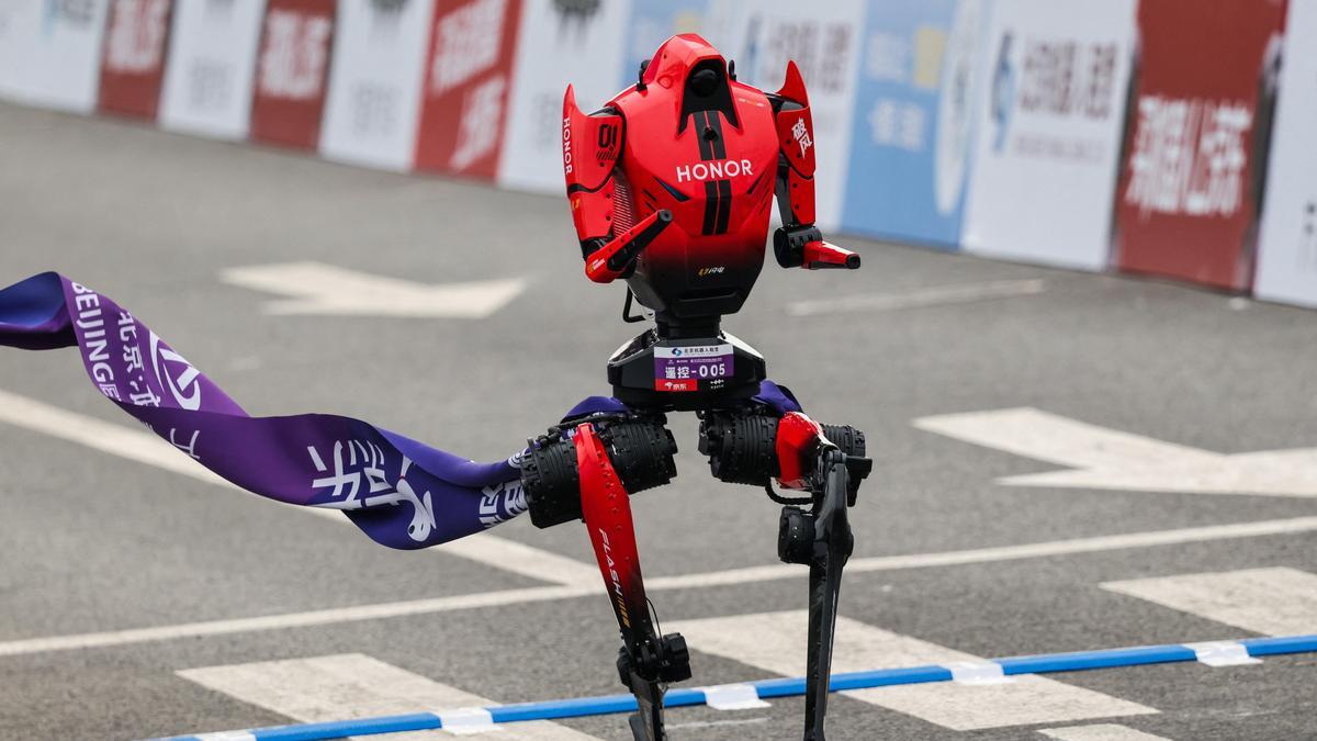 China half marathon robot honor marathon zen mountain endurance sports india